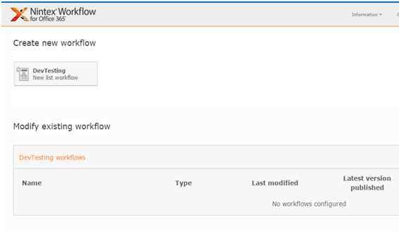 Nintex workflows